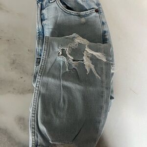 Abercrombie & Fitch The Ankle Straight Ultra High Rise Curve Love 25/0